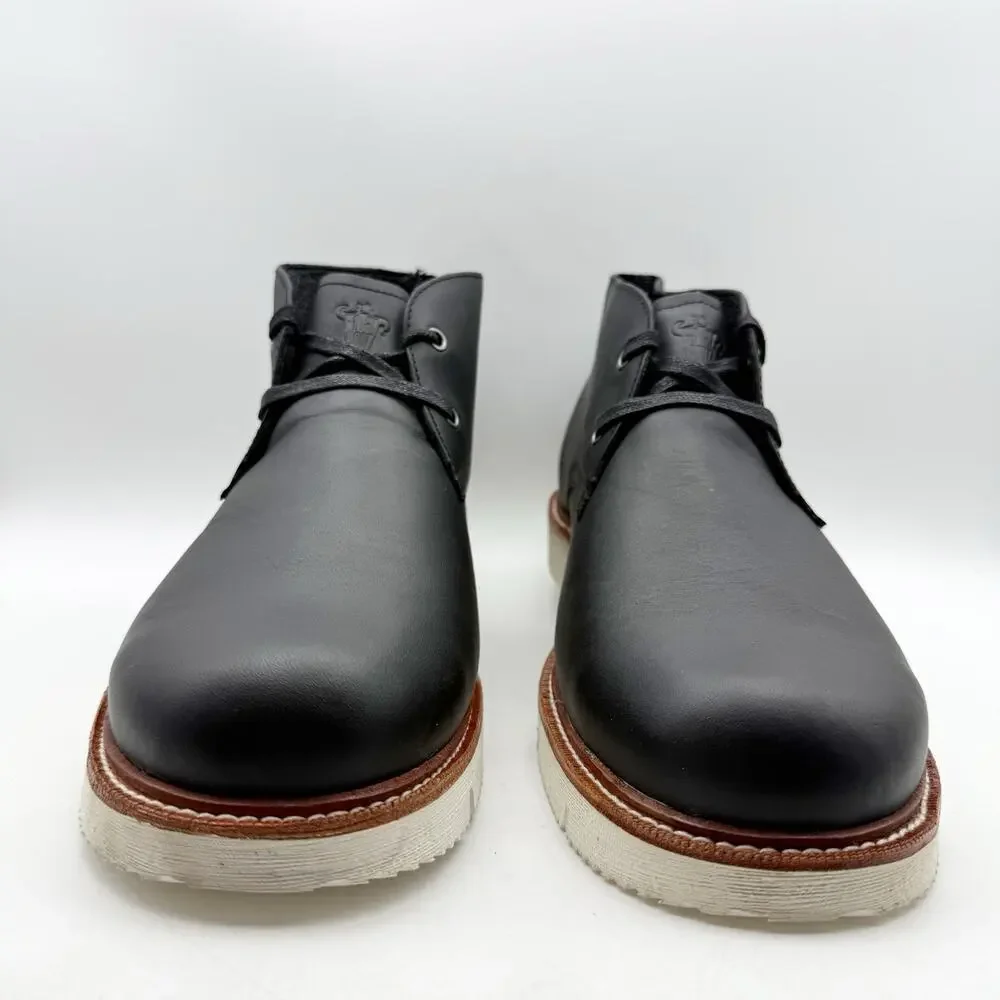 Georgia Boot Mens Small Batch Chukka Boots US 13 Wide EU 47 Black Leather SR EUC
